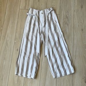 Topshop Striped Pants - Wide Leg